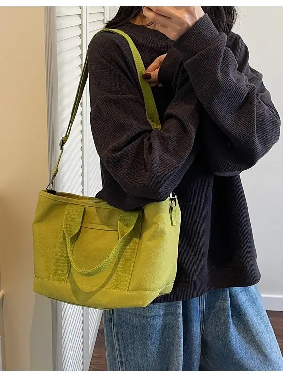 Cross-border New Casual Shoulder Bag Canvas Large Capacity - Image 7