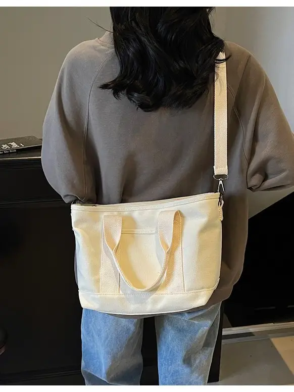 Cross-border New Casual Shoulder Bag Canvas Large Capacity - Image 9