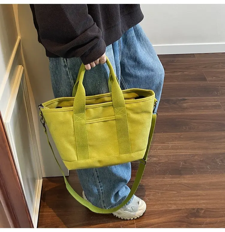 Cross-border New Casual Shoulder Bag Canvas Large Capacity — feature 14