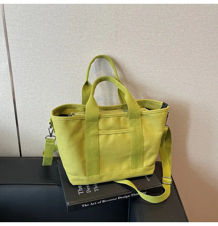 Cross-border New Casual Shoulder Bag Canvas Large Capacity — feature 27