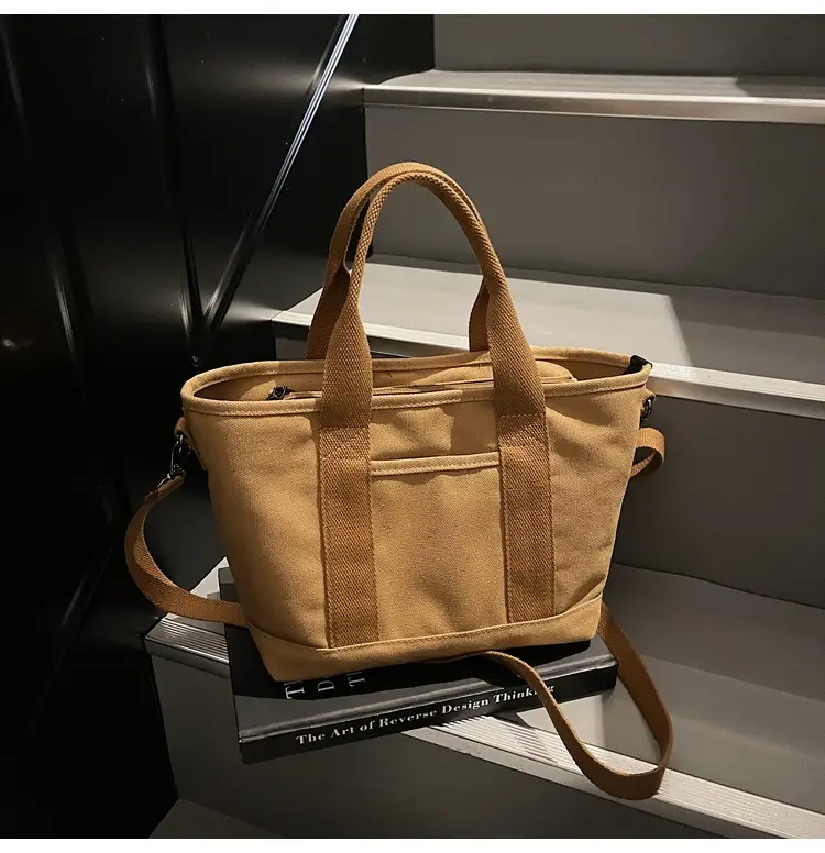 Cross-border New Casual Shoulder Bag Canvas Large Capacity — feature 28