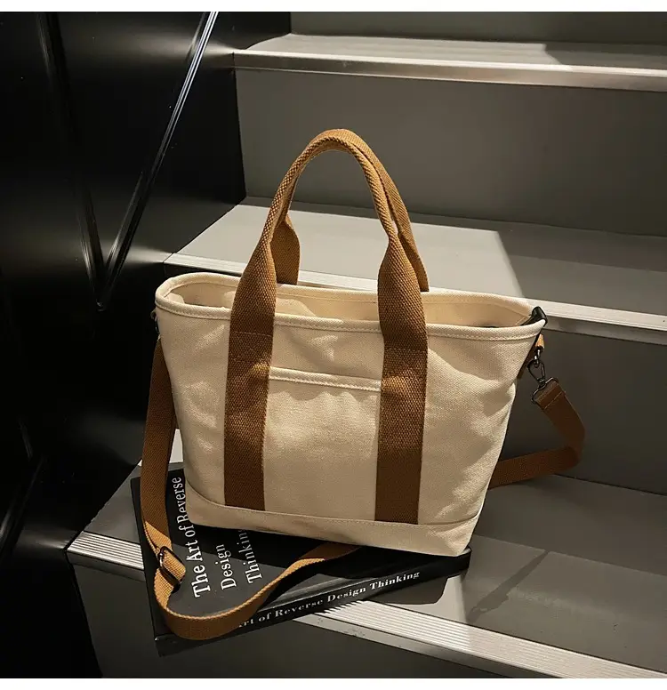 Cross-border New Casual Shoulder Bag Canvas Large Capacity — feature 31