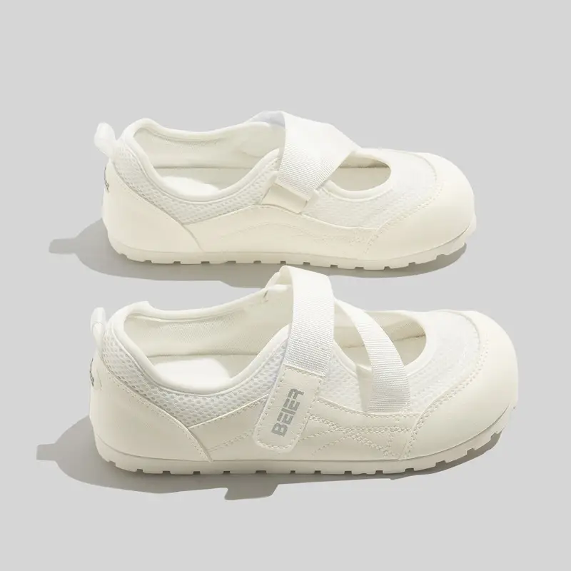 White Mary Jane Casual Shoes for Women with Strap — feature 14