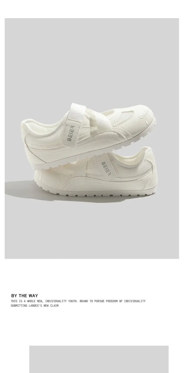 White Mary Jane Casual Shoes for Women with Strap — feature 3