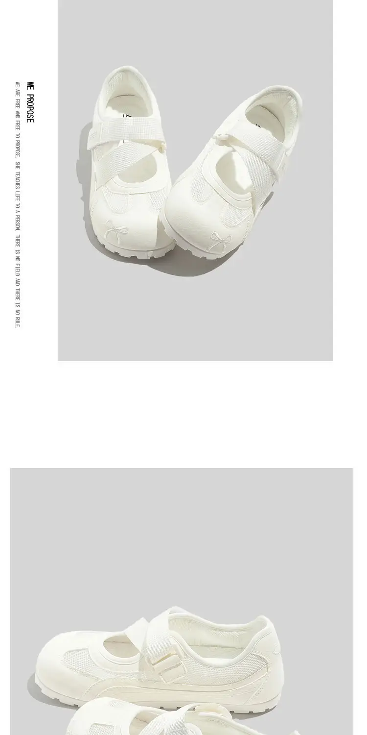 White Mary Jane Casual Shoes for Women with Strap — feature 4