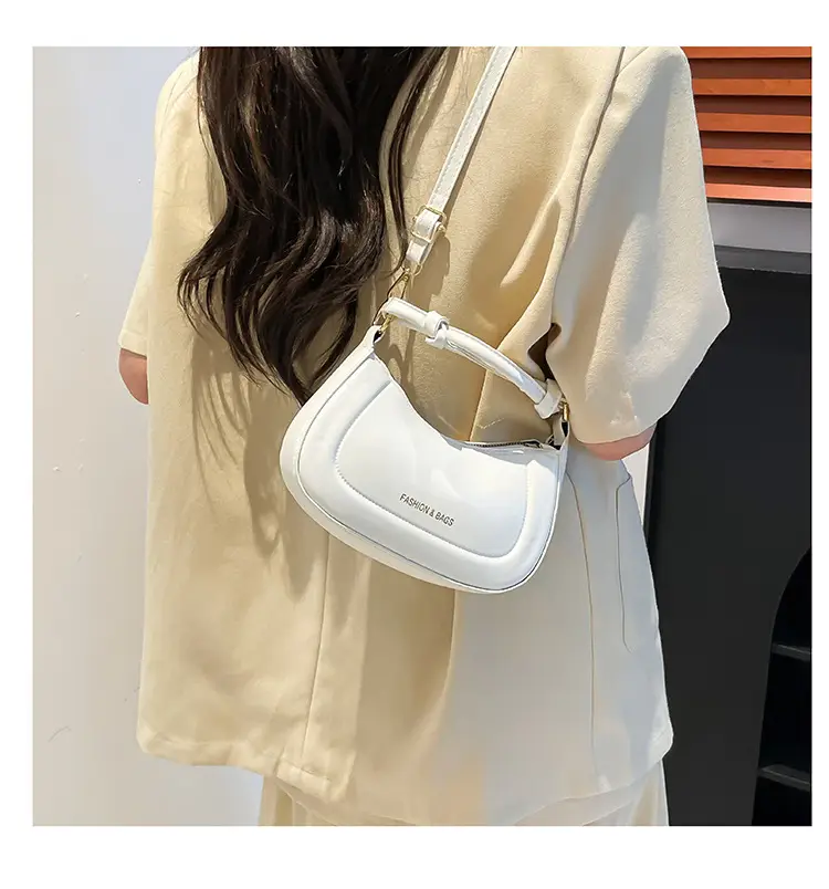 White Leather Handbag for Women Spring Summer — feature 14