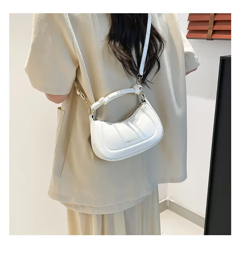 White Leather Handbag for Women Spring Summer — feature 16