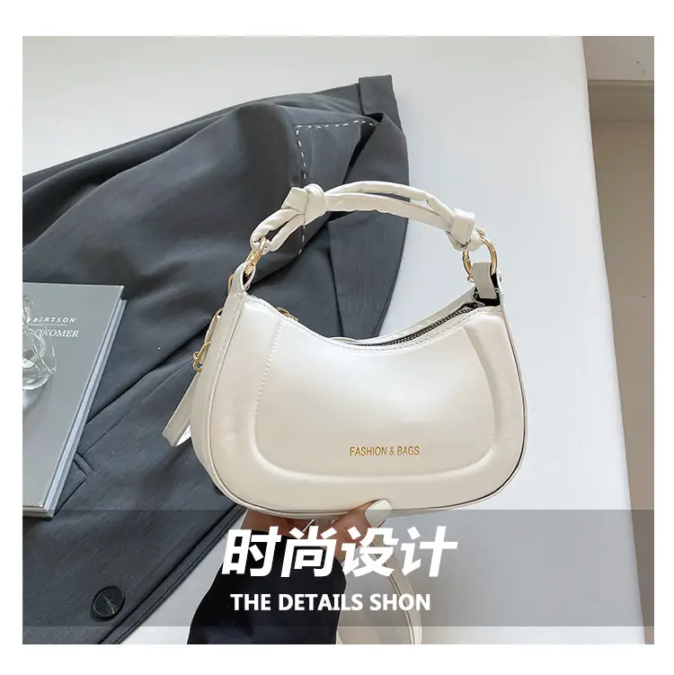 White Leather Handbag for Women Spring Summer — feature 3