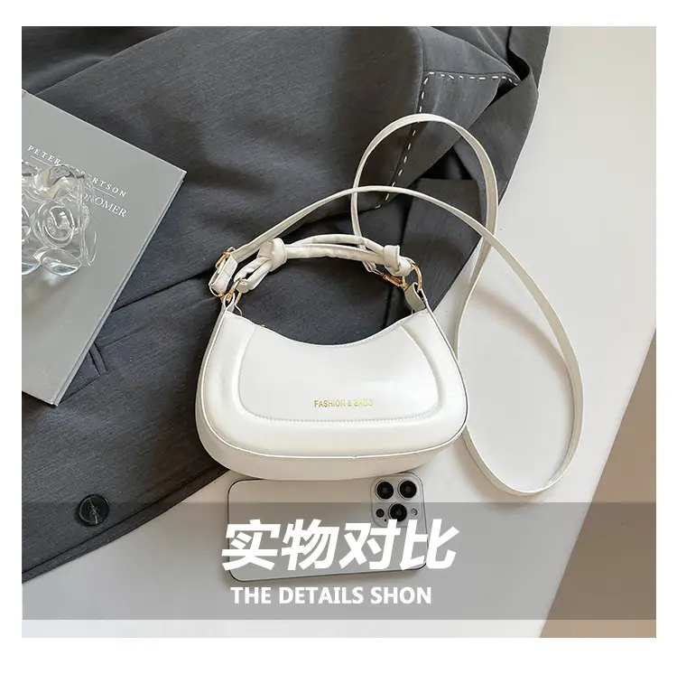 White Leather Handbag for Women Spring Summer — feature 6