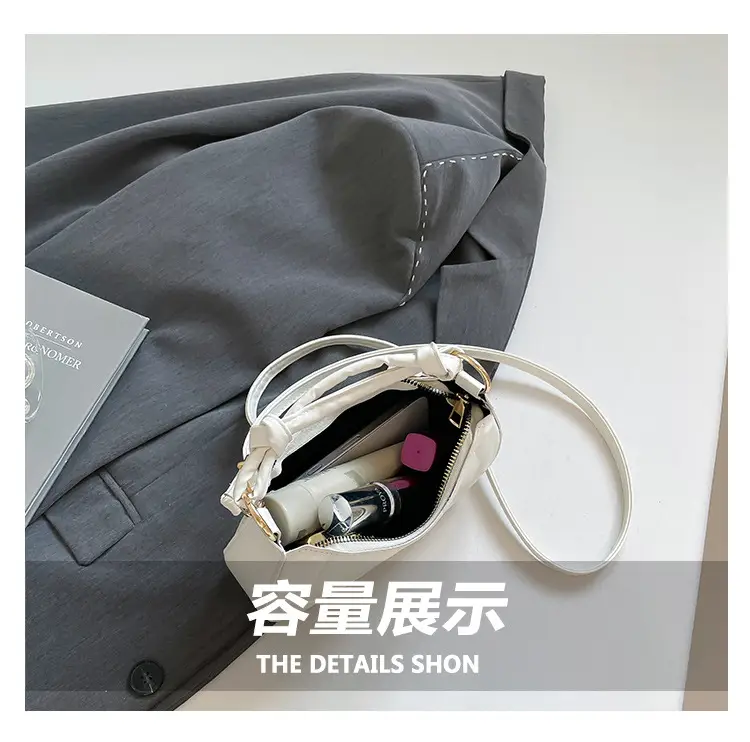 White Leather Handbag for Women Spring Summer — feature 7
