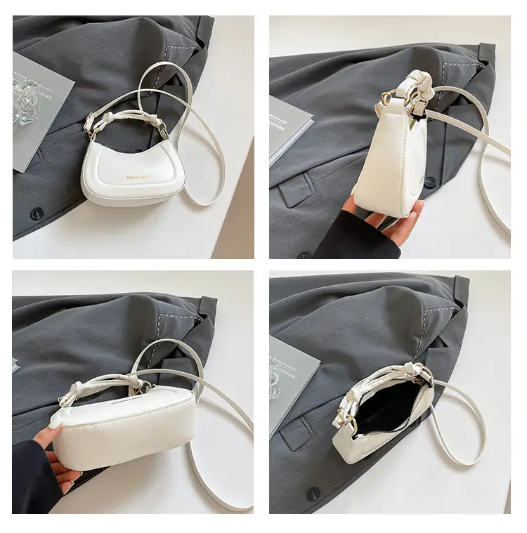 White Leather Handbag for Women Spring Summer — feature 9