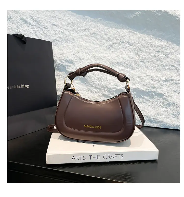 White Leather Handbag for Women Spring Summer - Image 2