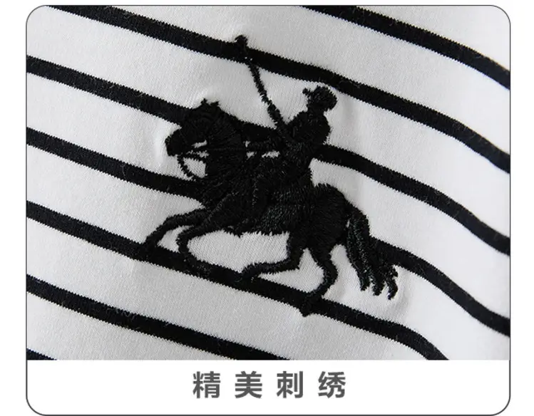 Boy Striped Polo T-Shirt 2025 Summer Wear — feature 5