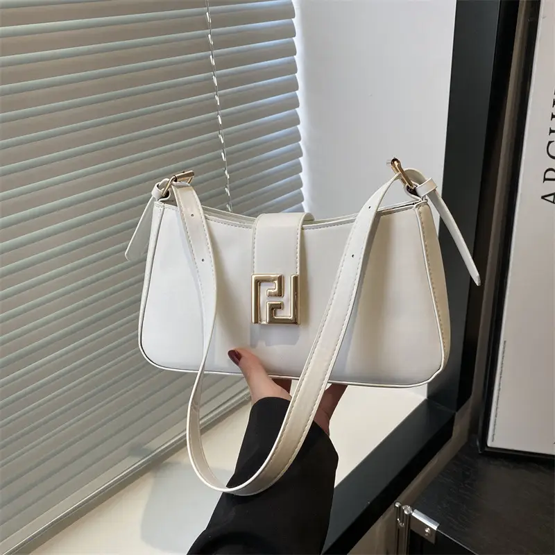 White Fendi Style Shoulder Bag for Women 2025 - Image 6