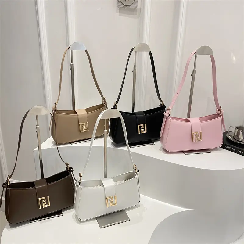 White Fendi Style Shoulder Bag for Women 2025 - Image 9
