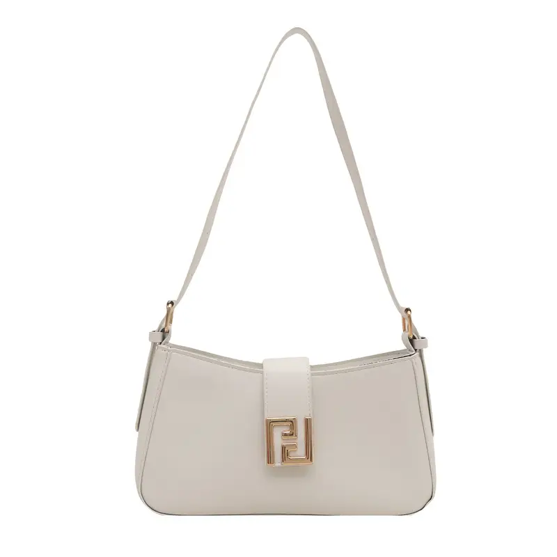 White Fendi Style Shoulder Bag for Women 2025 - Image 2