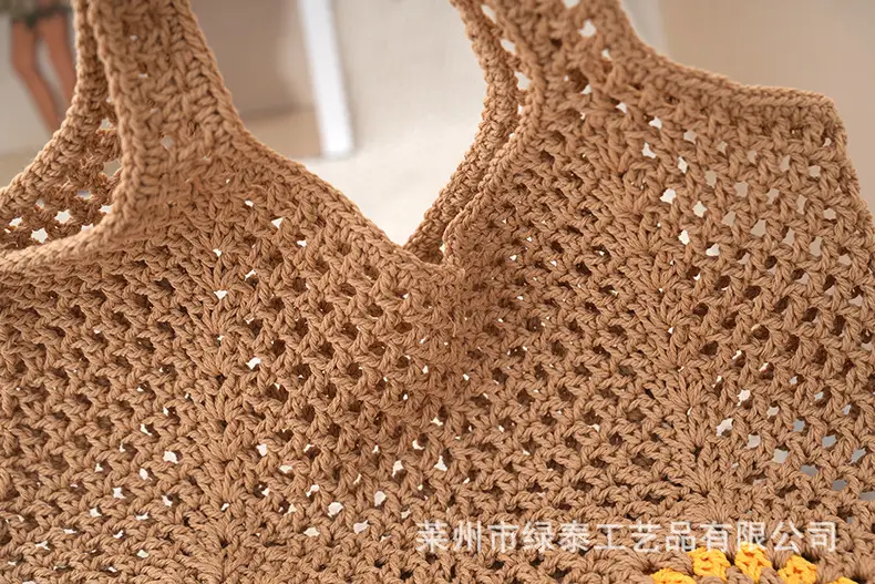 Women Sunflower Hollow Shoulder Commuter Tote Bag — feature 18