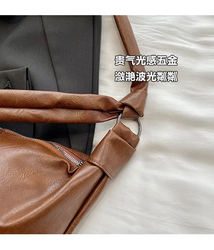 Korean Style Pleated Bag Large Capacity Beige — feature 4