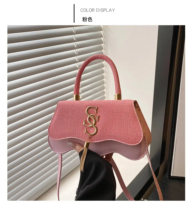 2025 Casual Diagonal Shoulder Bag with Letter Hardware — feature 23