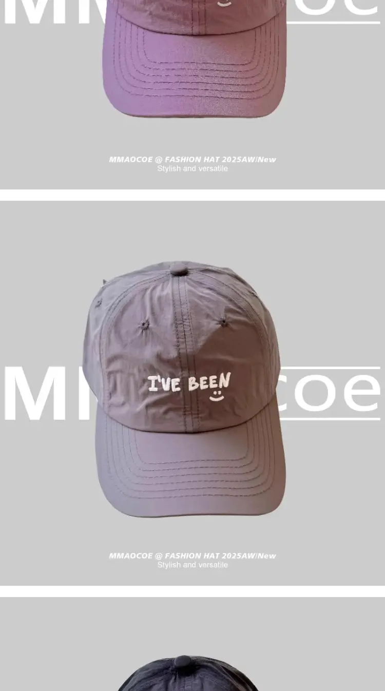 Women Embroidered Duck Cap Spring Summer Sun Protection — feature 9