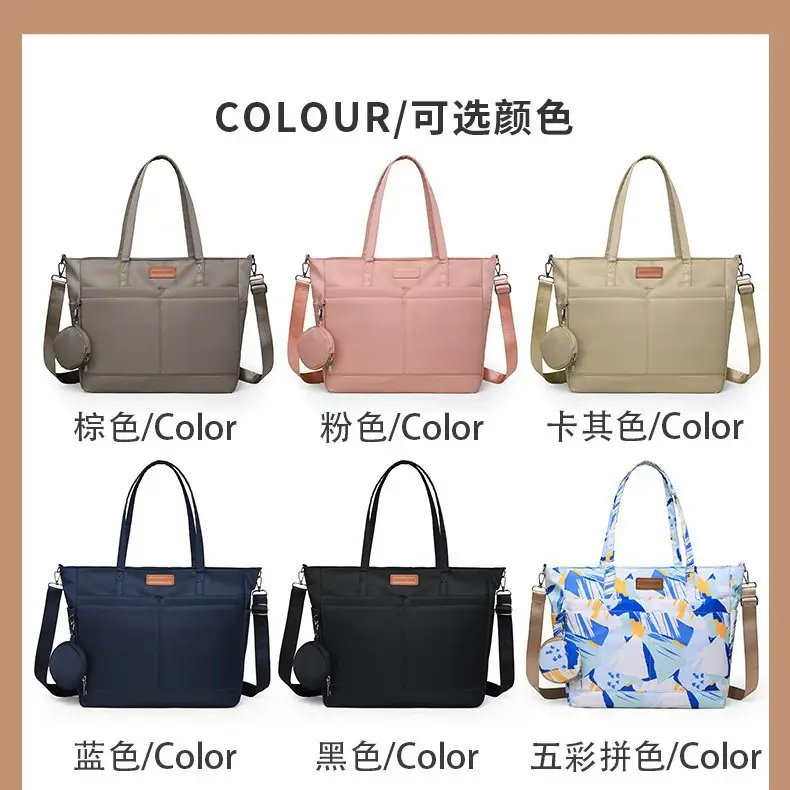 Pink Shoulder Bag for Mom Baby Large Capacity - Image 10