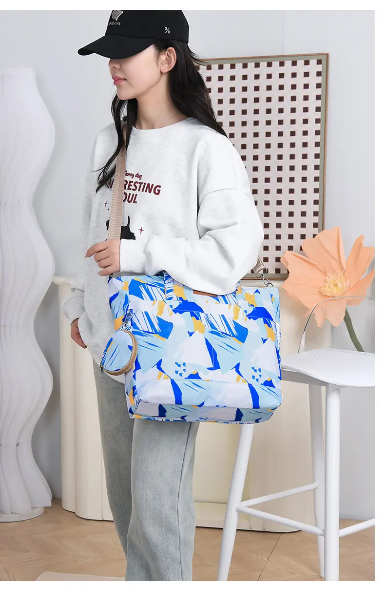 Pink Shoulder Bag for Mom Baby Large Capacity — feature 22