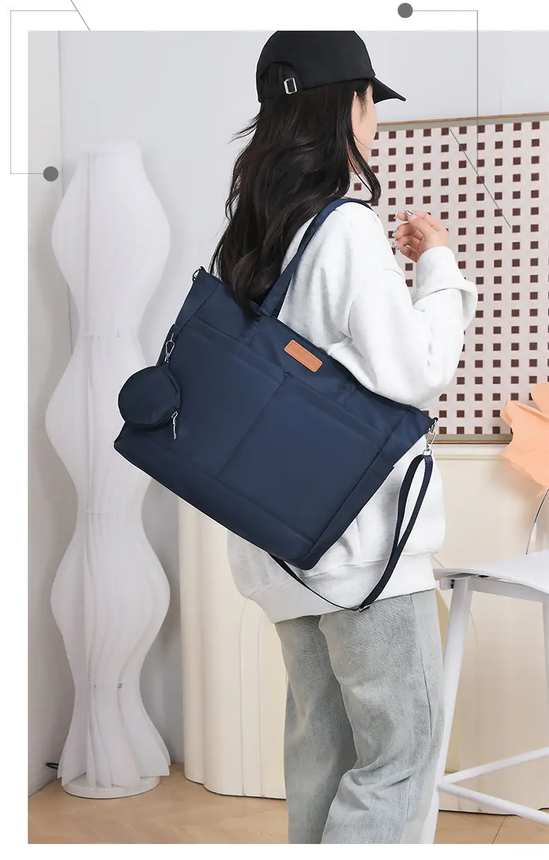 Pink Shoulder Bag for Mom Baby Large Capacity — feature 24