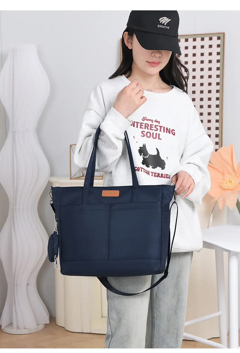 Pink Shoulder Bag for Mom Baby Large Capacity — feature 25