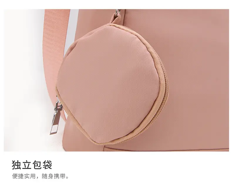 Pink Shoulder Bag for Mom Baby Large Capacity — feature 38
