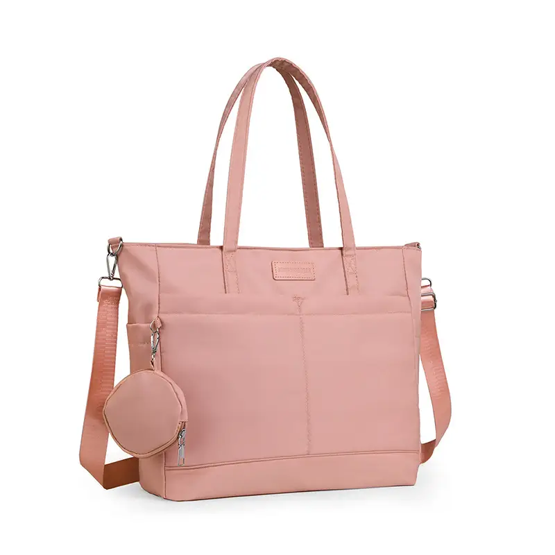 Pink Shoulder Bag for Mom Baby Large Capacity - Image 5