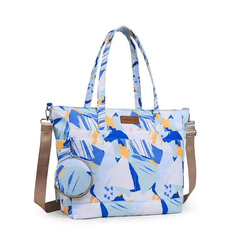 Pink Shoulder Bag for Mom Baby Large Capacity - Image 6