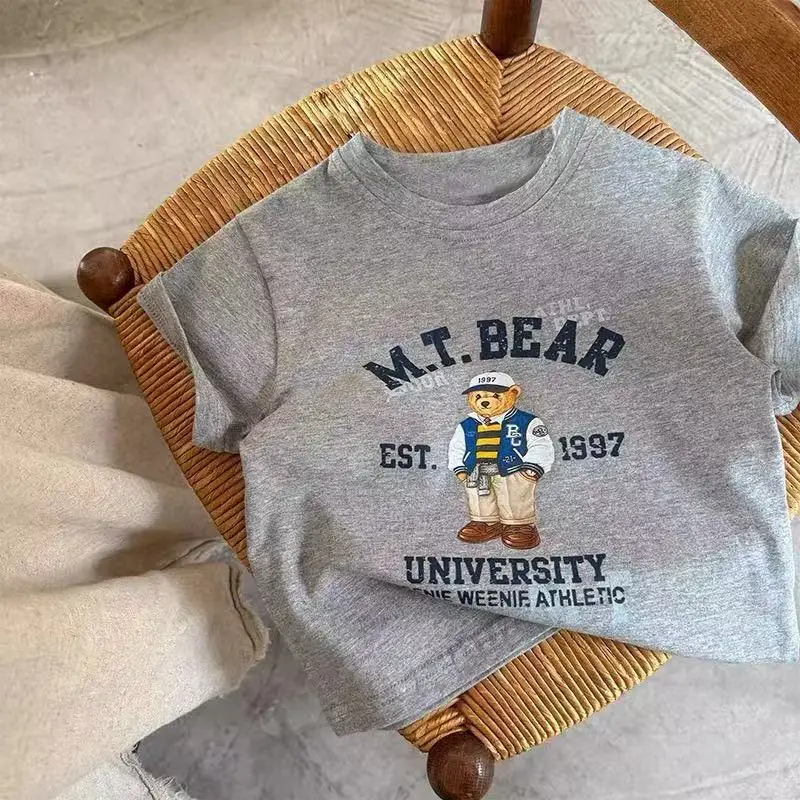Men M.I.T. Bear University 1997 T-Shirt White