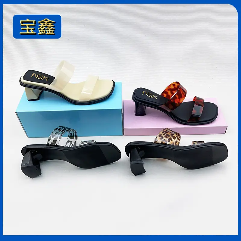 Cross-Border Heel Sandals 2025 Fashion Adjustable - Image 8