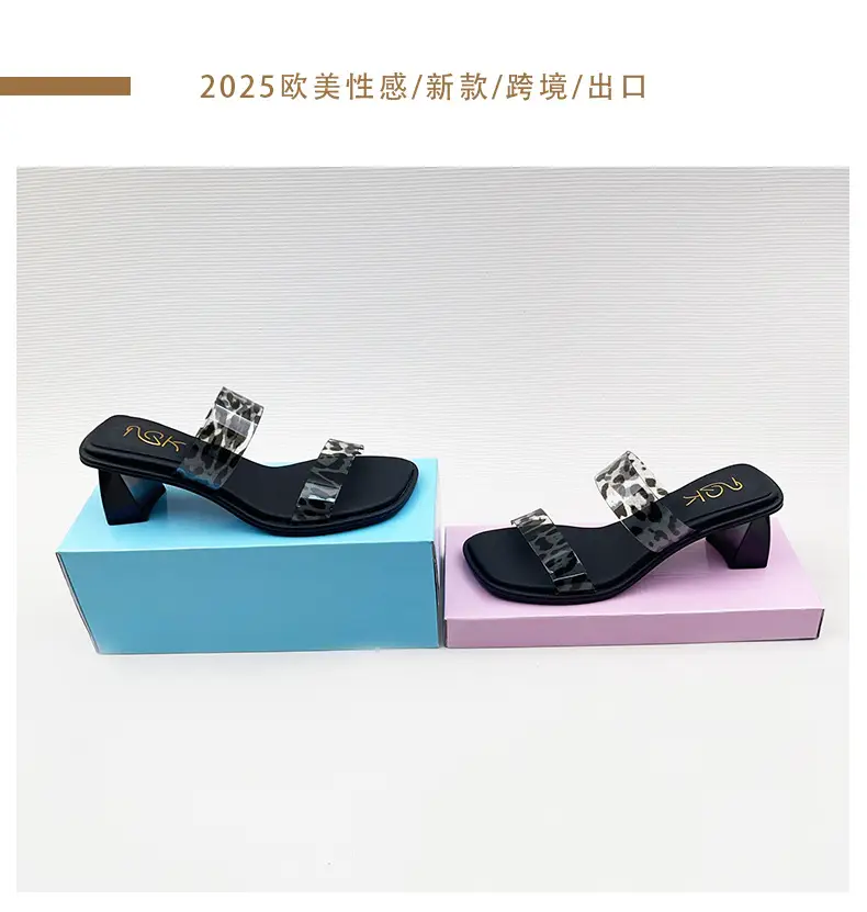 Cross-Border Heel Sandals 2025 Fashion Adjustable — feature 4