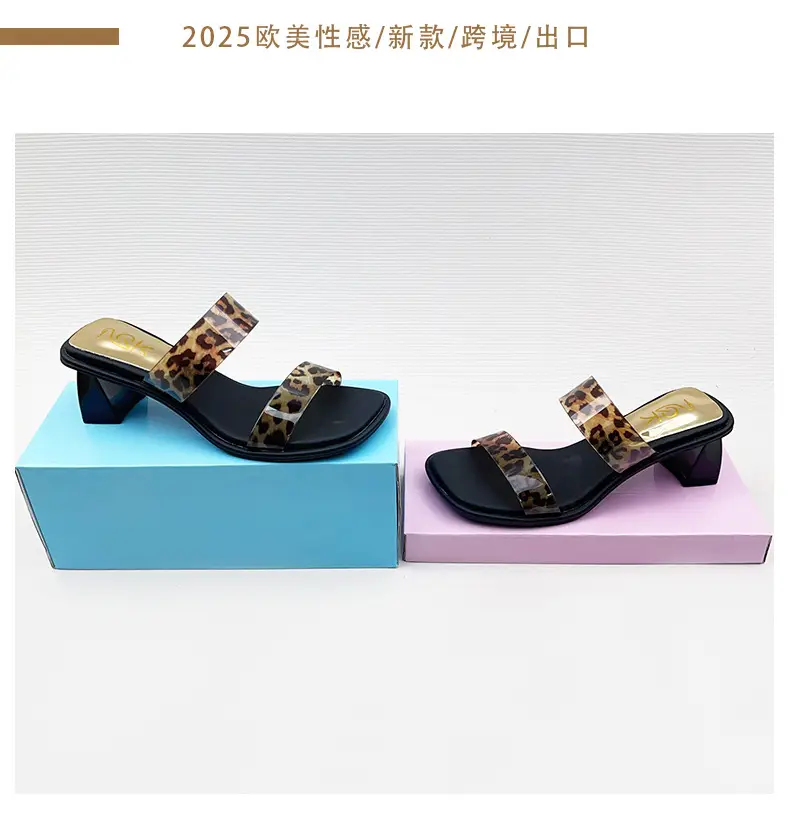 Cross-Border Heel Sandals 2025 Fashion Adjustable — feature 6