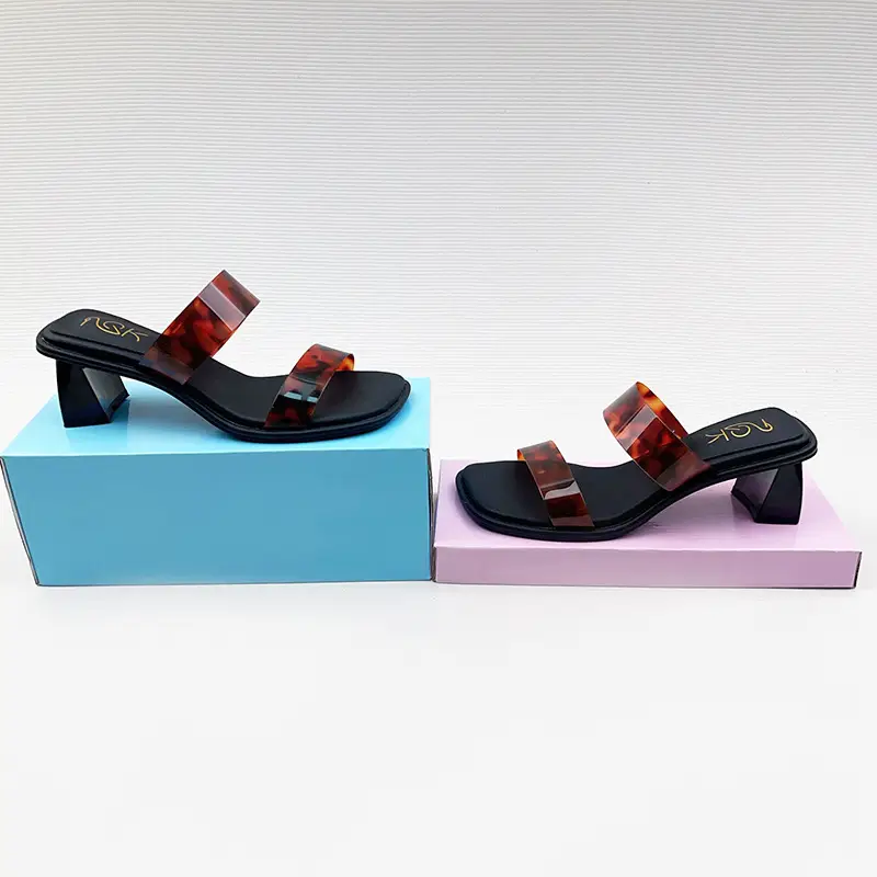 Cross-Border Heel Sandals 2025 Fashion Adjustable - Image 2