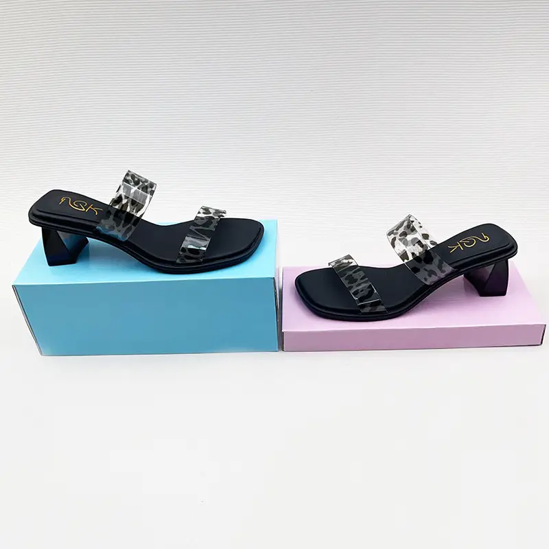 Cross-Border Heel Sandals 2025 Fashion Adjustable - Image 4