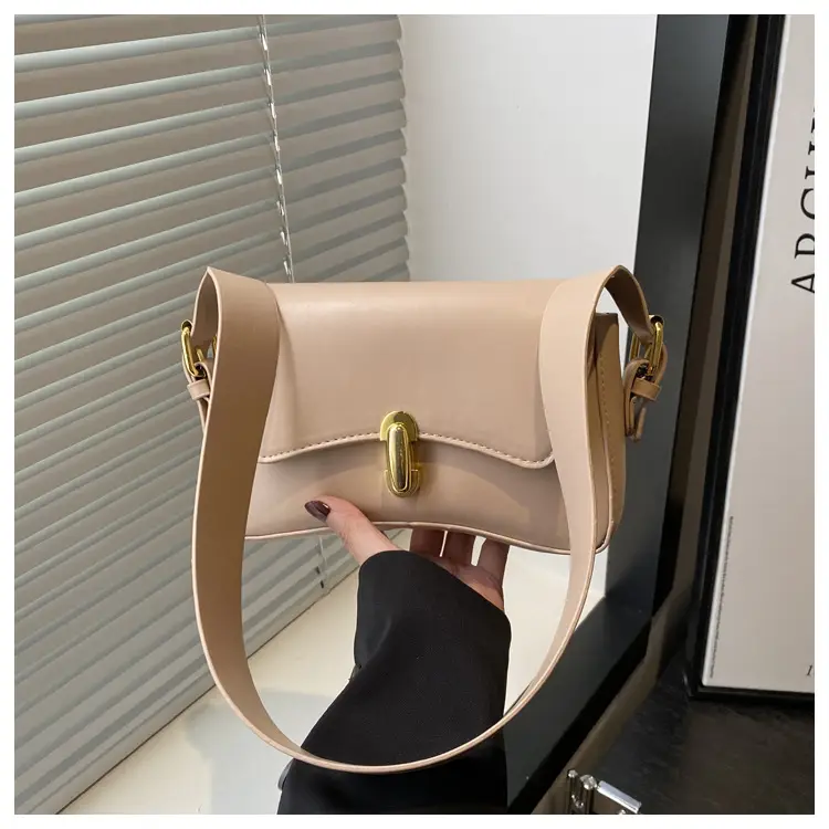 White Leather Shoulder Bag for Women 2025 - Image 3