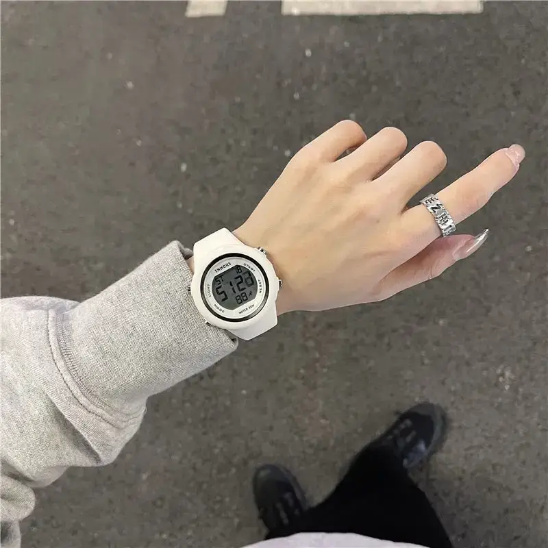 Women's Digital Watch 2025 Compact White Digital Display - Image 15