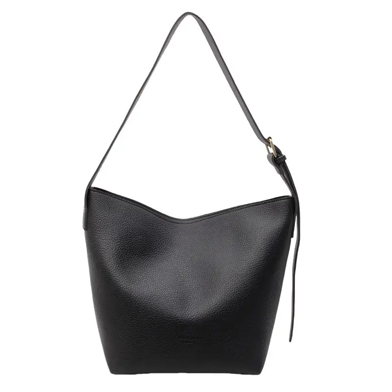 Retro Bucket Bag Large Capacity Shoulder Bag Leather