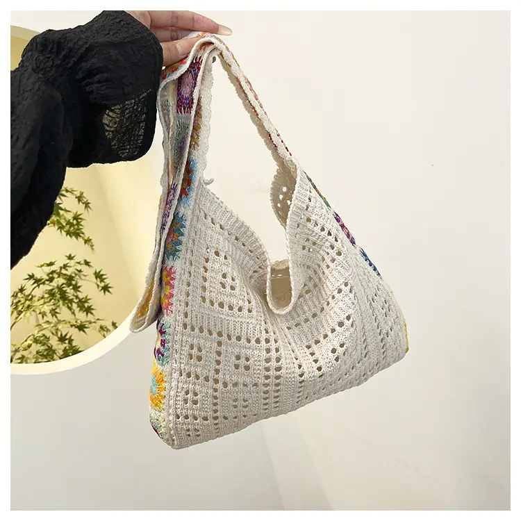 Thick-Thread Woven Crossbody Bag Summer New Design — feature 22
