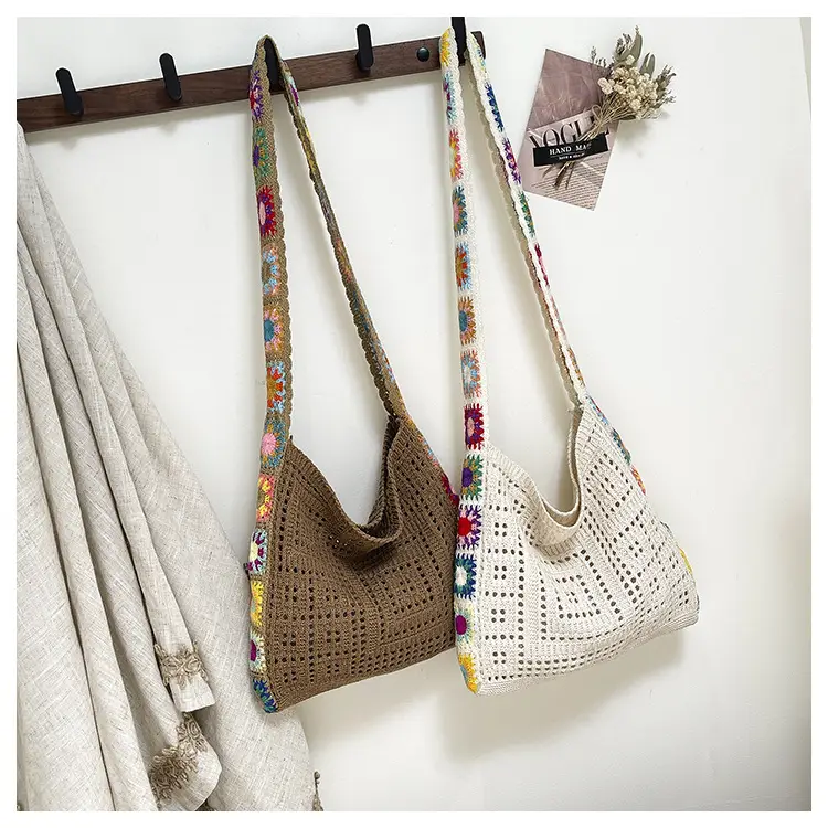 Thick-Thread Woven Crossbody Bag Summer New Design — feature 23