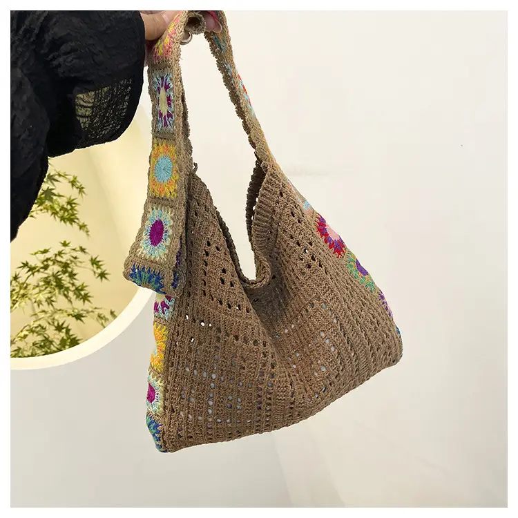 Thick-Thread Woven Crossbody Bag Summer New Design - Image 2