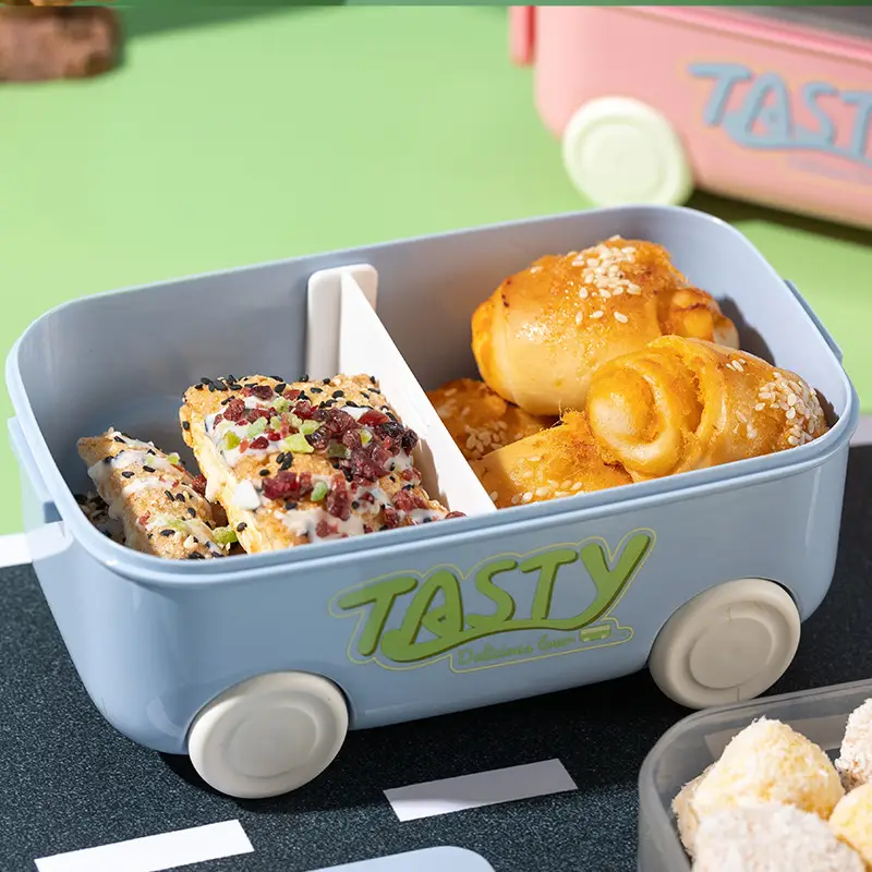 Cross-Border Lunch Box and Water Cup Set, Microwaveable Lunch Box for Office Workers, Special Lunch Box for Children, Double-Layer Lunch Box