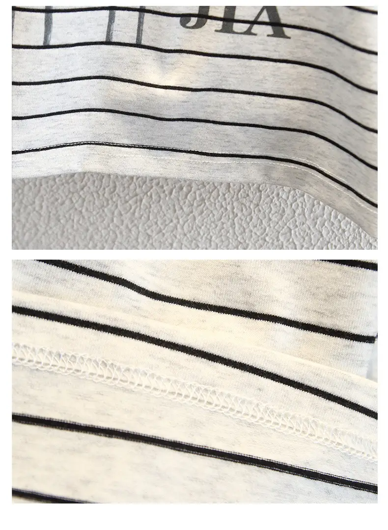 Boys Striped Korean Print T-Shirt Summer 2025 — feature 11