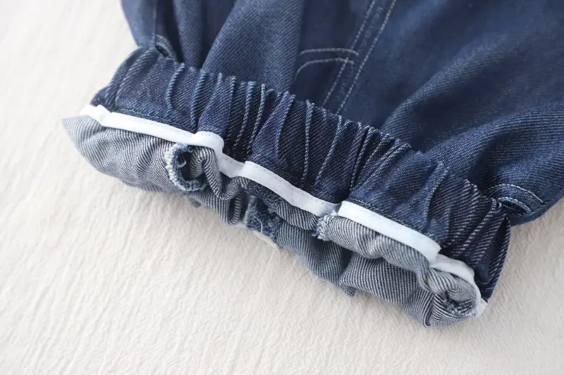 2025 Boys Korean Style Blue Denim Shorts Suit 1-5Yr โ feature 15