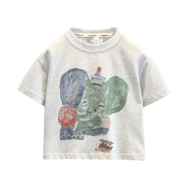 Boys White Short Sleeve T-Shirt Summer 2025 - Image 5