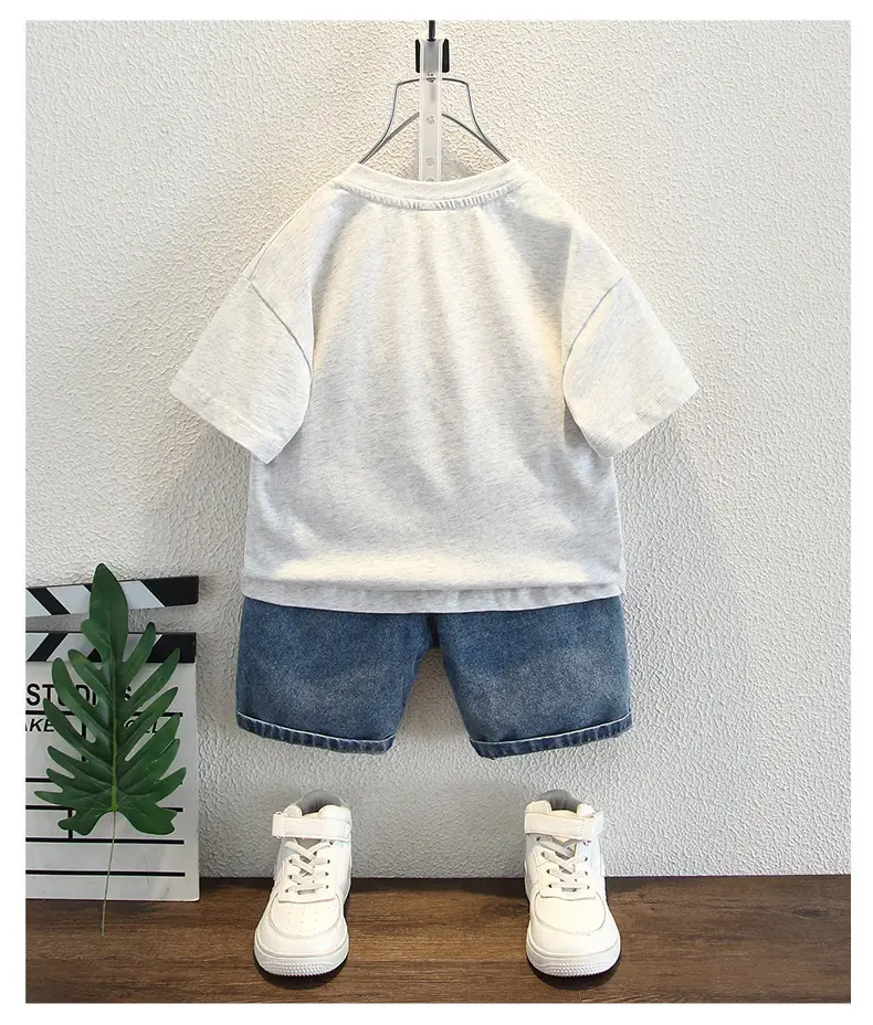 Boys White Short Sleeve T-Shirt Summer 2025 — feature 6