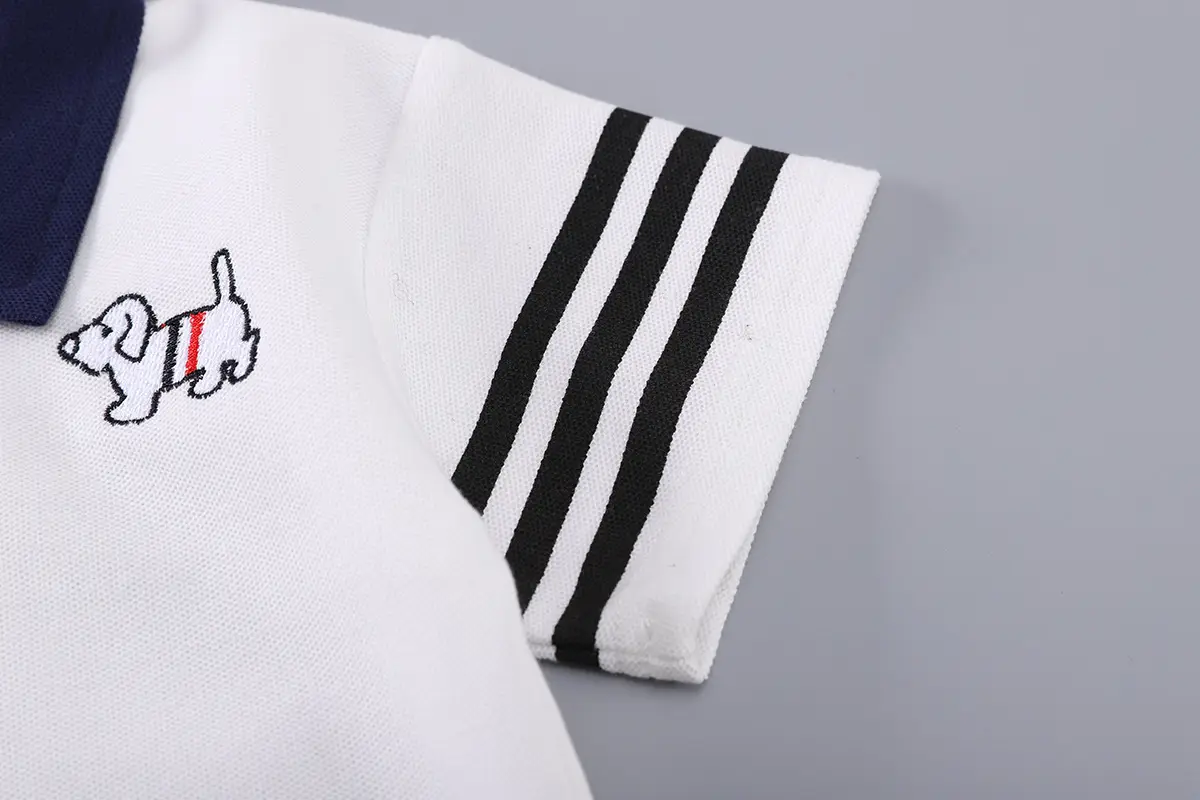 Children's Boys Polo Shirt Shorts Set White Navy 2025 — feature 9