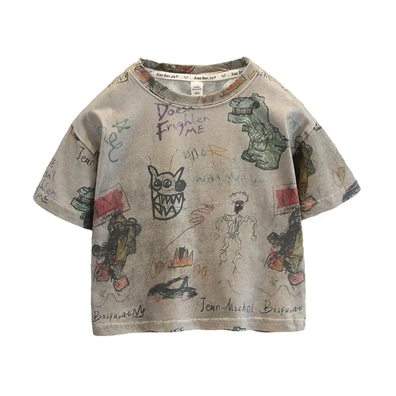 Boys Dinosaur T-Shirt Summer 2025 Kids - Image 5
